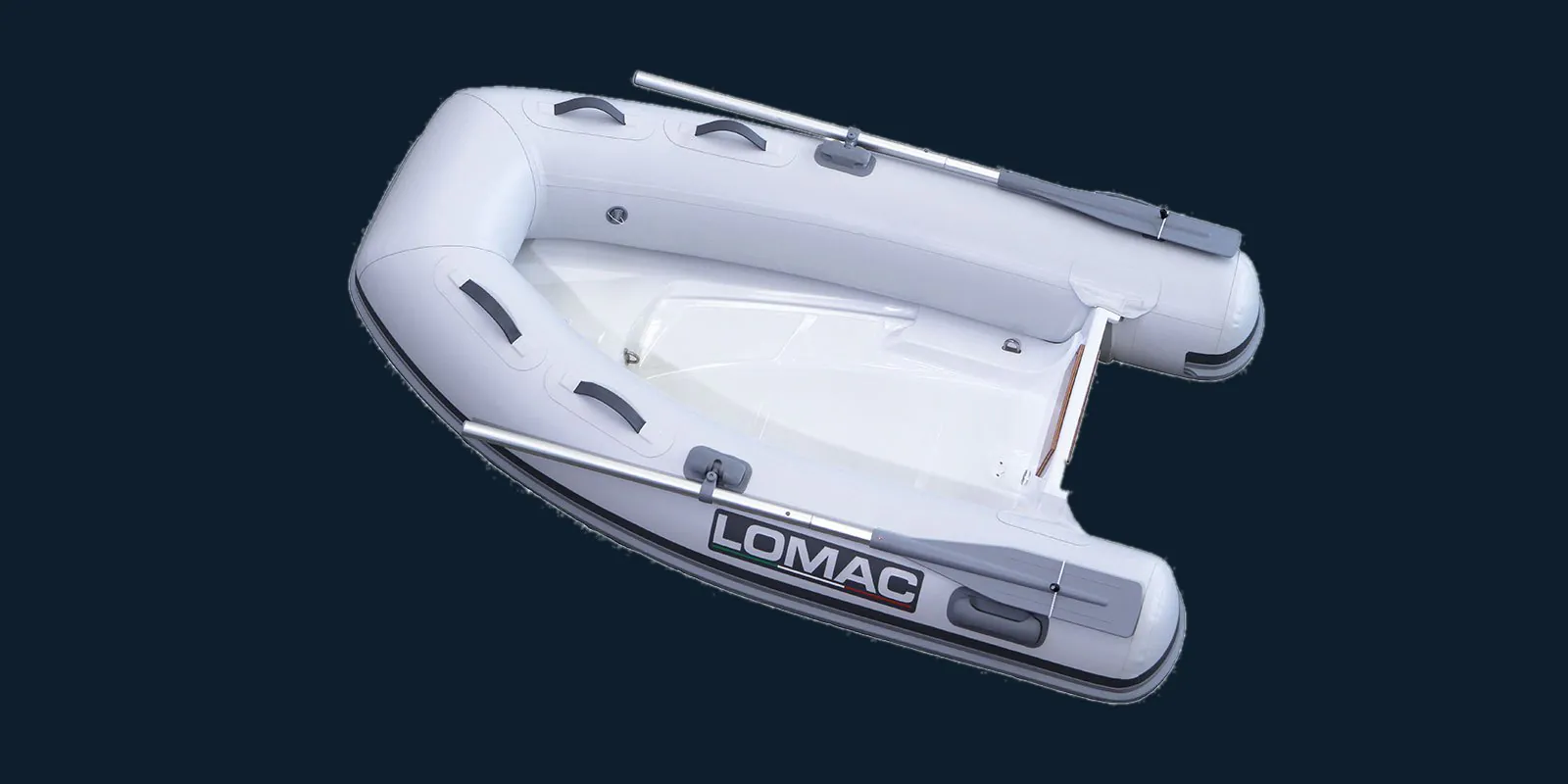 Lomac Tender 225 — gumenjak 2,14 m, studijski prikaz tendera