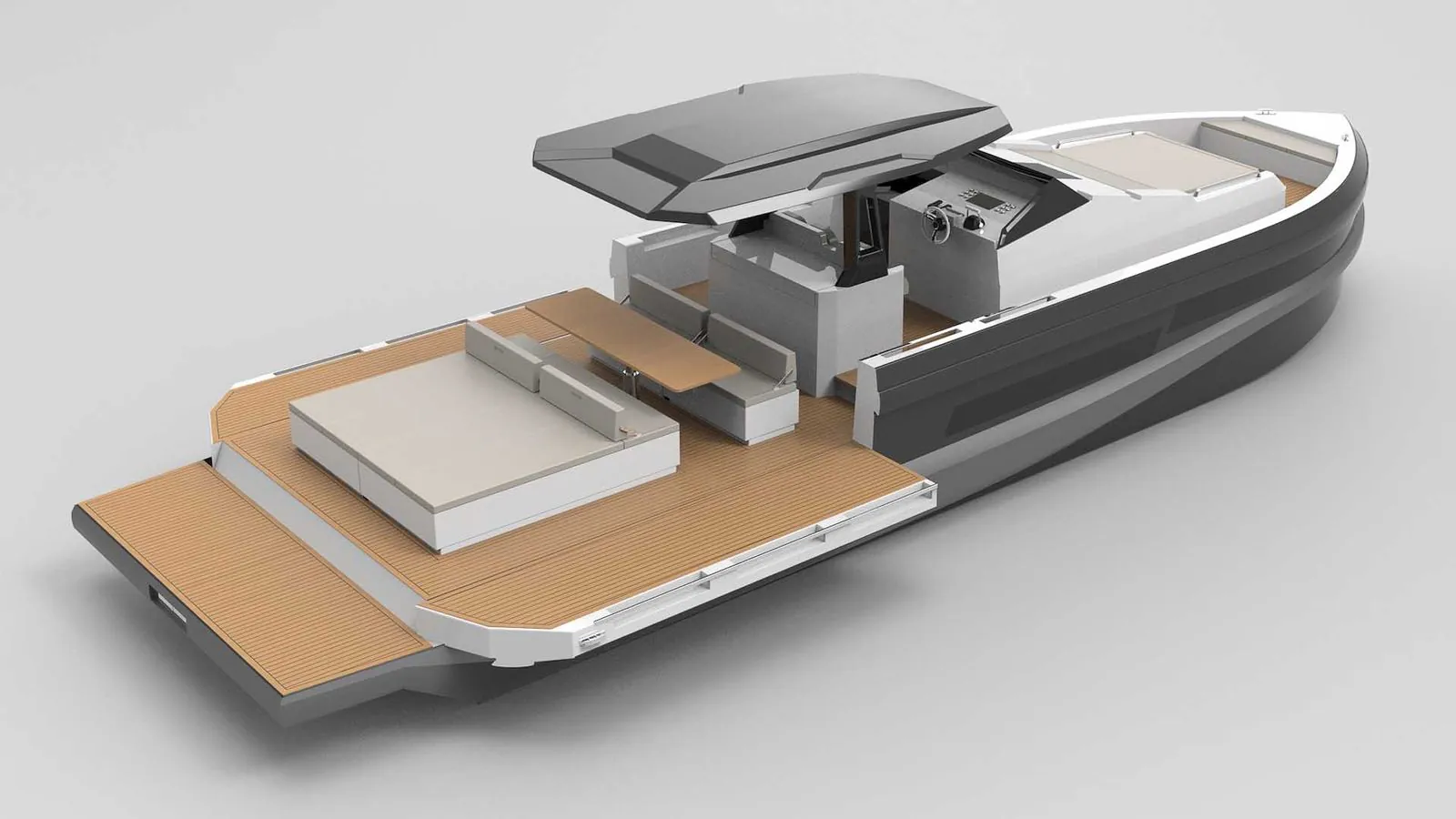 Scanner Marine SuperOcean 50 — gumenjak 14,7 m, studijski prikaz palube