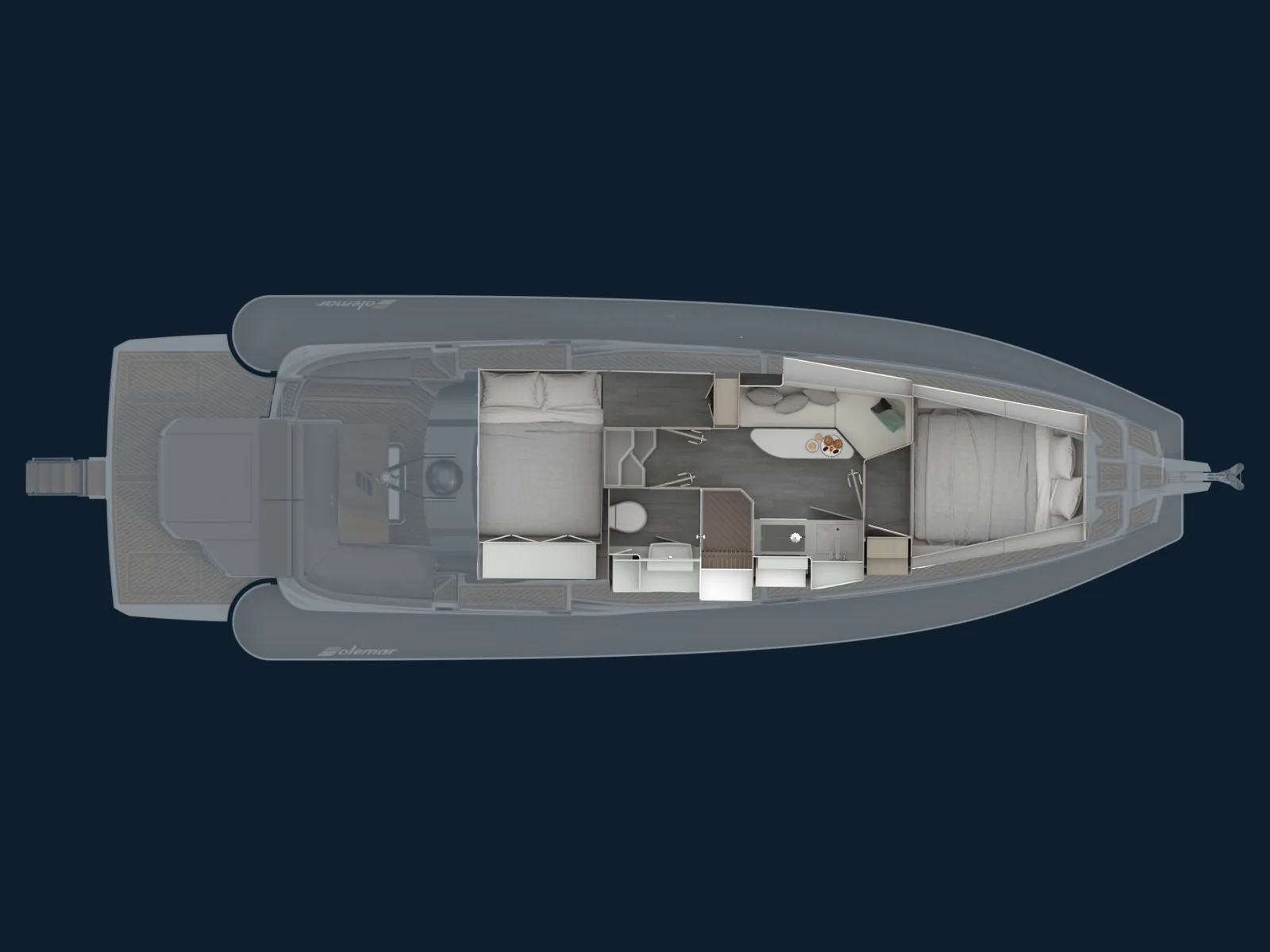 SoleMar SE42 Sundeck — gumenjak 12,9 m, fotografija 4 od 4